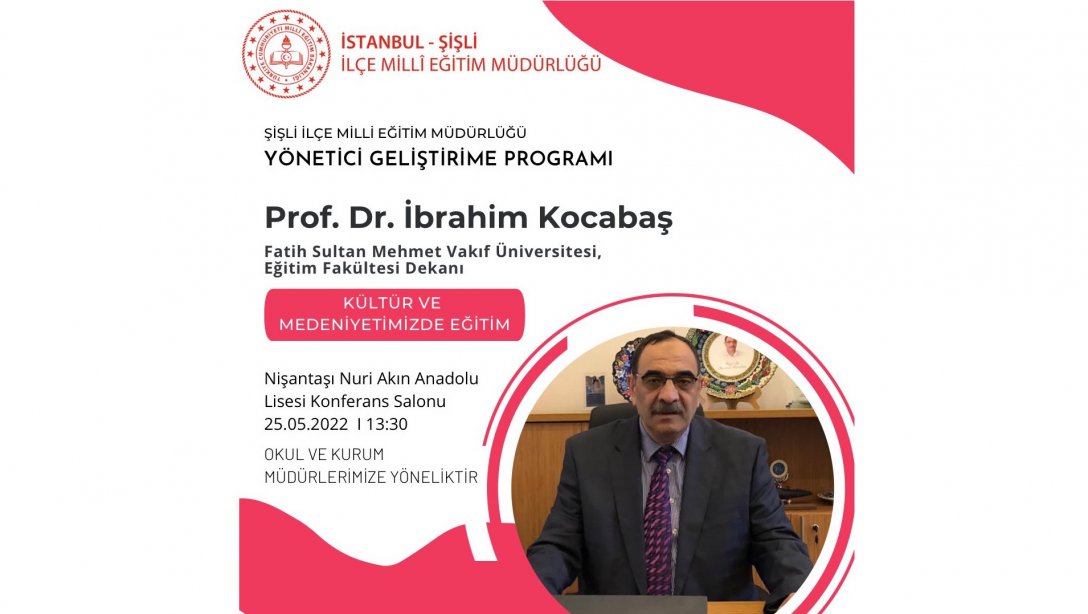 Fatih Sultan Mehmet Vakıf Üniversitesi Eğitim Fakültesi Dekanı Prof. Dr. İbrahim Kocabaş 